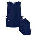 thumbnail image 1 of Sivvan Unisex Cobbler Apron 6 Pack - Adjustable Waist Ties, 2 Deep front pockets, 1 of 5