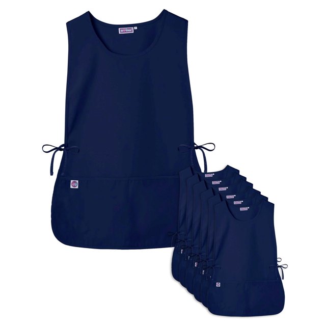 Sivvan Unisex Cobbler Apron 6 Pack - Adjustable Waist Ties, 2 Deep front pockets