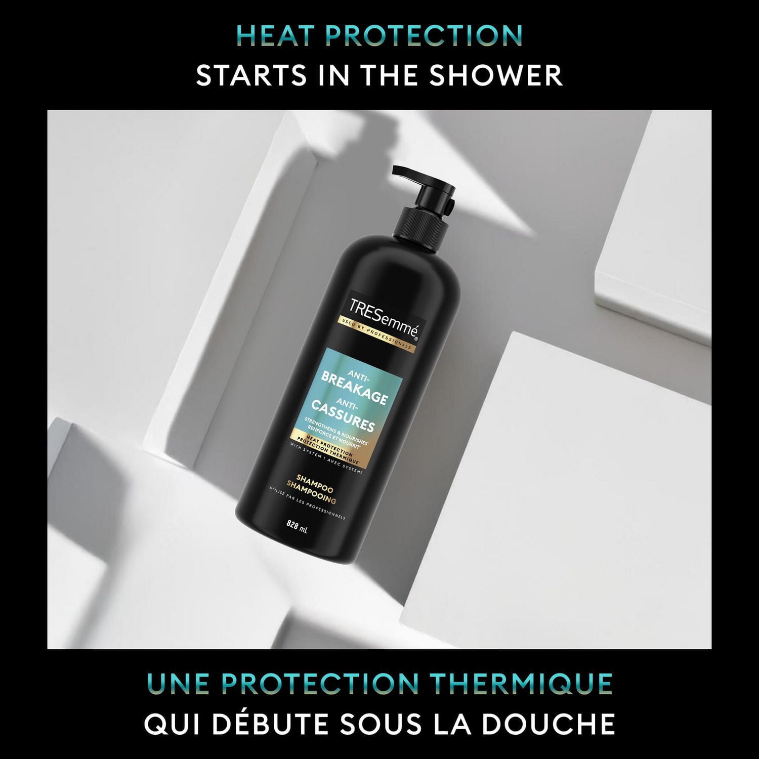 TRESemmé Shampooing Anti-Cassures Renforce et Nourrit, 828 ml