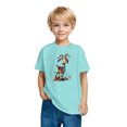 thumbnail image 3 of RXIRUCGD 2025 Vêtements d'Été pour Enfants T-shirt Imprimé Mode Mignon Col Rond Manches Courtes, 3 of 5