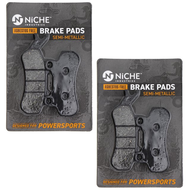 Niche Right Brake Pad Set for Can-Am Traxter HD10 Semi-Metallic UTV 2 Pack 519-KPA2330D