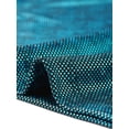 thumbnail image 5 of INSPIRE CHIC Haut Multicolore Brillant à Manches Courtes Texturé Métallisé de Fête pour Femme Vert Bleu TP, 5 of 5