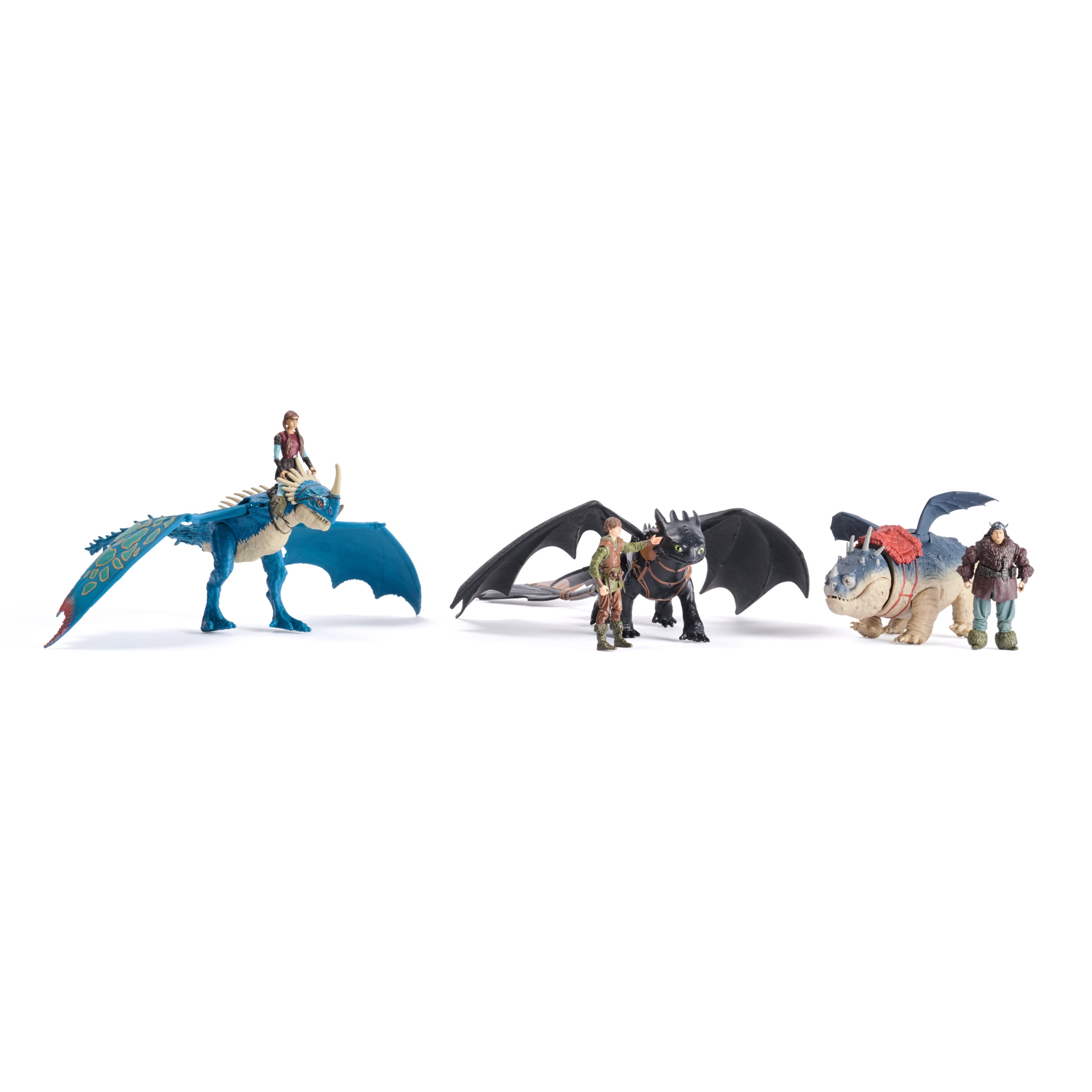 DreamWorks Dragons, How to train Your Dragon, Gronckle & Fishlegs, Duo de figurines Vikings articulées, jouets pour enfants à partir de 4 ans