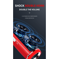 thumbnail image 5 of MINII2+ wireless bluetooth speaker mobile card gift mini speaker outdoor portable bluetooth speaker Red, 5 of 5