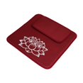 thumbnail image 1 of S SERENABLE Meditation Cushion Seat Seating Square Nonslip Bedroom Floor Pillow Set Deep Red, 1 of 1