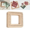thumbnail image 4 of Rongfmy 2Pcs Handcrafted Knitting Loom Weaving Board DIY Wooden Crochet Tools Beginners, 4 of 9