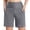 Grey, variant on Women's 7" Swim Board Shorts with Pockets Quick Dry High Waisted Tummy Control Swimsuit Bottom Swim Trunks for Women