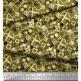 thumbnail image 3 of Soimoi Rayon Fabric Square Geometric Print Fabric by Yard 42 Inch Wide, 3 of 3