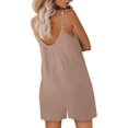 thumbnail image 4 of ORUYROP SNUGWIND Femmes Décontractée Sans Manches Lâches Combinaisons Réglables Shorts Stretch Romper avec Poches Poches, 4 of 4