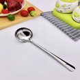 thumbnail image 4 of HEVIRGO Soup Ladle Colander Spoon High Temperature Resistant Long Handle Stainless Steel Hanging Hot Pot Scoop for Kitchen, 4 of 10