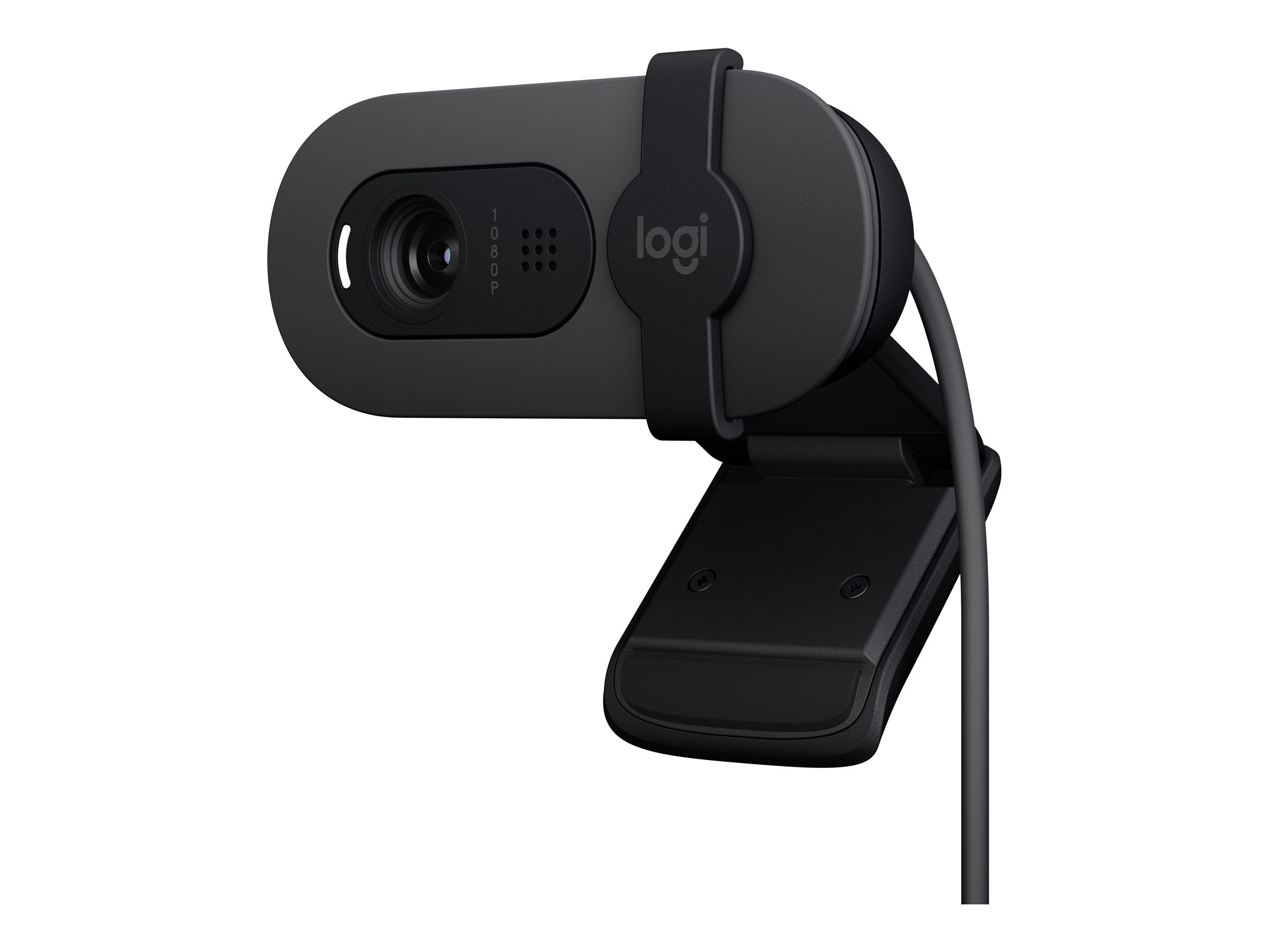 Logitech Brio 105 Full HD 1080p Webcam with Auto-Light Balance, Graphite