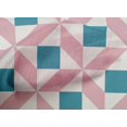 thumbnail image 4 of oneOone Cotton Poplin Fabric Triangle|Parallelogram & Square Geometric Printed Craft Fabric BTY 42 Inch Wide, 4 of 4