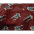 thumbnail image 4 of oneOone Silk Tabby Fabric Branch & Bird Block Print Fabric By The Yard 42 Inch Wide, 4 of 4