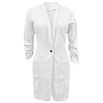 thumbnail image 4 of Awdenio Casual Women's Solid Three-Quarter Sleeve Button Tops Ladies Cardigan Coat, 4 of 5