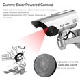 thumbnail image 3 of CAYU Dummy Solar Powered Camera High Simulation CCTV Fake Camera Flashing Led Red Light Home Security Battery Camera Monitor, 3 of 14