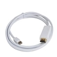 thumbnail image 1 of Mini DP to HDMI adapter cable 1.8m mini DisplayPort to HD Thunderbolt Mac to TV, 1 of 5