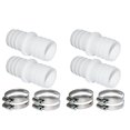 thumbnail image 2 of suyin Hose Connector Set With 32-38 Mm Hose Clamps – Pool Hose Adapter, 2 of 3