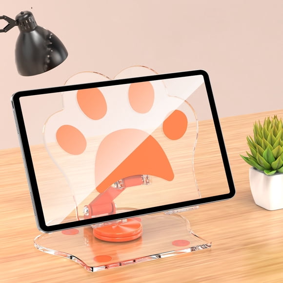 Support de Tablette Rotatif pour Bureau, Support de Téléphone Portable et Pliable, Support Pivotant à 360 pour Maison, Bureau, Cuisine