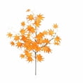 thumbnail image 2 of EGNMCR Halloween Decorations, Thanksgiving Decorations 1 PCS Fall Decor Artificial Silk Maple Leaves Branches Set 35.43 Inch Fall Stems Faux Maple Leaves For Wedding Bouquet Table Maple Leaf Bunch, 2 of 6