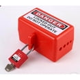 thumbnail image 3 of PL38-KD 38 mm PVC Curved Safety Lockout Padlock Brown, 3 of 9