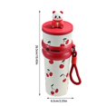 thumbnail image 3 of TIMIFIS Water Cup Cap Stainless Steel Large Capacity Straw Cup Kitchen Appliances, 3 of 7
