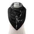 thumbnail image 2 of Foulards Chauds à Boutons pour Femmes, Châles Doux de Mode Décontractée, Foulard Imprimée, 2 of 2
