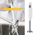 thumbnail image 4 of Graflsoa UK Plug Multi-Function Hand Blender Set with Detachable Attachments - Includes Mixing Beaker, Food Grinder, Egg Beater, and Meat Grinder - Ideal for Baby Food, Smoothies, and More (White,, 4 of 7