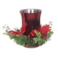 thumbnail image 3 of Christmas 8in Glass Candle Holder, 3 of 4