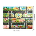 thumbnail image 3 of Tapis pour Enfants Jouet Voiture Tapis Ville Carte Routière Voitures Ville Tapis de Jeu Tapis de Rue, 3 of 4