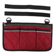 thumbnail image 2 of Sac de Rangement pour Fauteuil Roulant Couleur Noire, Sac de Rangement pour Accoudoir de Fauteuil Roulant pour Scooter de Mobilité Cadre de Marche, 2 of 7