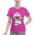 thumbnail image 1 of T-Shirt Basique à Manches Courtes pour Femmes Doraemon, 1 of 6