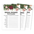 thumbnail image 1 of Inkdotpot Floral GreeneryParty Wedding Supplies 50-Pack Wedding Word Scramble Bridal ShowerGameCards, 1 of 1