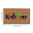 thumbnail image 2 of 16x24 Inch Summer Coir Door Mats Outdoor Spring Doormats for Outdoor Entrance Home Funny Rugs for Carpeted Floors Anti-Slip Mat Backing Beautiful Color and Sizing for Outdoor and Indoor Uses, 2 of 4