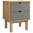 thumbnail image 1 of vidaXL Nightstand Bedside Table with Solid Wood Legs OTTA Solid Wood Pine, 1 of 6