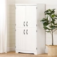 thumbnail image 1 of South Shore Farnel 4-Door Storage Cabinet, in Pure White, 1 of 14