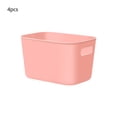 thumbnail image 2 of ZZkhGO 4 PCS Plastic Storage Box Set, Stackable Organizer Bins, Handled Containers for Books Clothes Snacks Toys, 2 of 6
