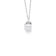thumbnail image 2 of Angara Collier en Diamant Naturel - Collier Solitaire en Diamant Rond Serti Clos en Platine pour Femmes, 2 of 10