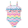 thumbnail image 2 of George Toddler Girls' Ruffled One Piece Swimsuit, 2 of 2