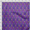 thumbnail image 4 of oneOone Rayon Purple Fabric Abstracts Sewing Material Print Fabric By The Yard 56 Inch Wide, 4 of 5