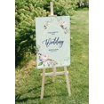 thumbnail image 5 of Darling Souvenir MADE WITH LOVE Geometrical Lines With Roses,PersonalizedWeddingWelcomeSign, Large Decorative PosterWelcomeTo Our Wedding Poster For Easel Wedding Collection- 18x12, 5 of 5