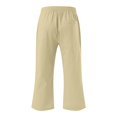 thumbnail image 5 of School Clothes for Girls Suet Pants for Girls Kids Comfortable High Waisted Wide Leg Pants Drawstring Elastic Trousers Comfy Straight Leg Long Pants With Pockets, 5 of 5
