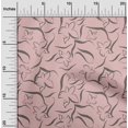 thumbnail image 2 of oneOone Rayon Light Pink Fabric Floral & Craft Projects Decor Fabric Printed By The Yard 56 Inch Wide, 2 of 4