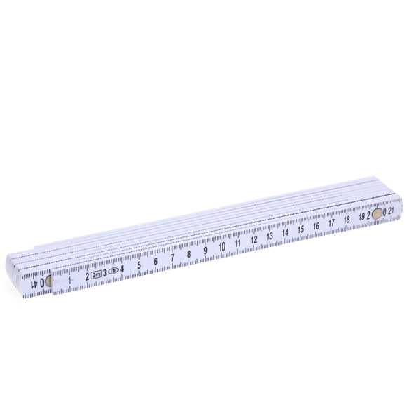 Amdohai 2M Slide Ten-Parts Fold Up Rulers 6.6ft Folding Versatile Inside Reading Carpenter's Ruler Education Meter Lightweight and Compact Measuring Tool
