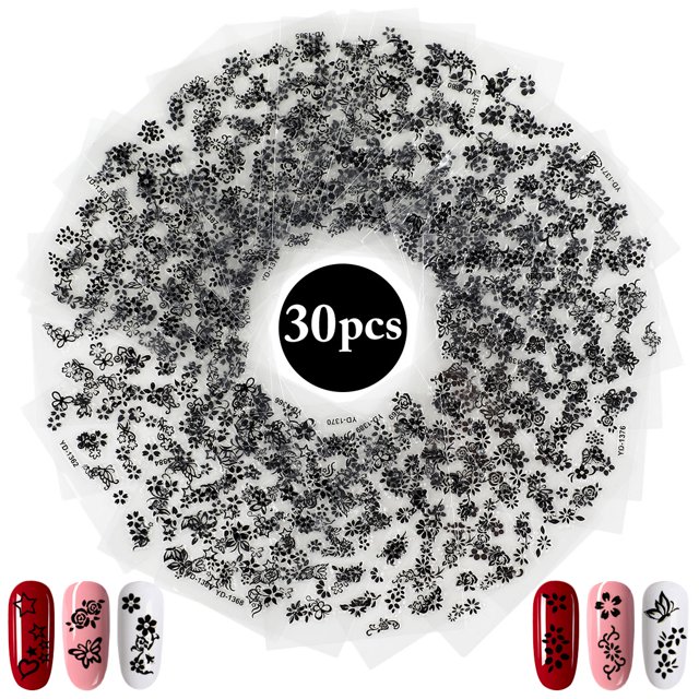 Nail Sticker Creative DIY Nail Decal Nail Art Decoration for Home Nail Salon