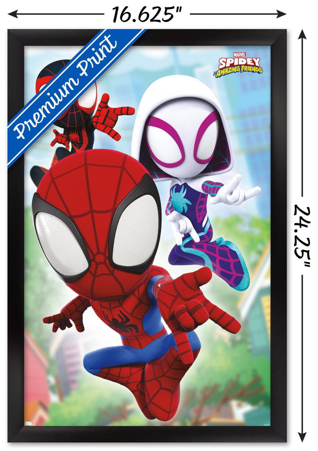 Marvel Spidey and His Amazing Friends - Webs Wall Poster, 22.375" x 34"