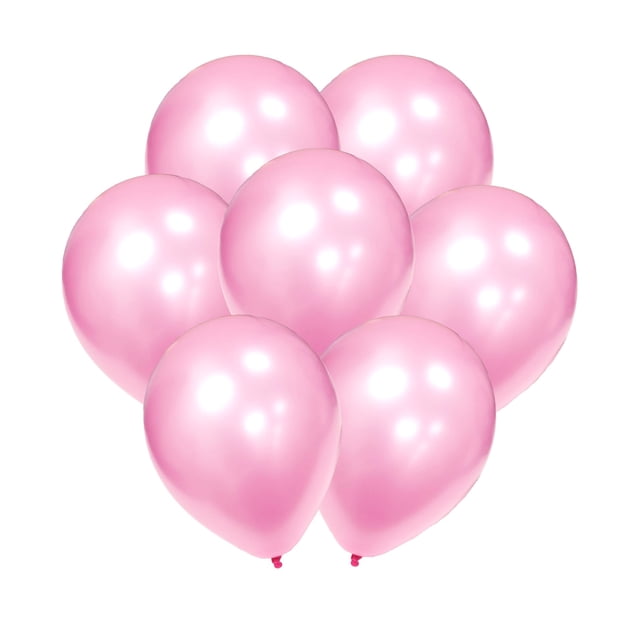 Way To Celebrate 12 Pcs Ballons Rose Perle, 12 Ct x 12 Po Ballons en latex à l'Hélium Regroupés, Présentant des surfaces en latex Rose Perle Lisses, 100 % Biodégradables, Idéal pour les Décorations de Fête, Y Compris les Mariages, les Remises de Diplômes et les baby showers.