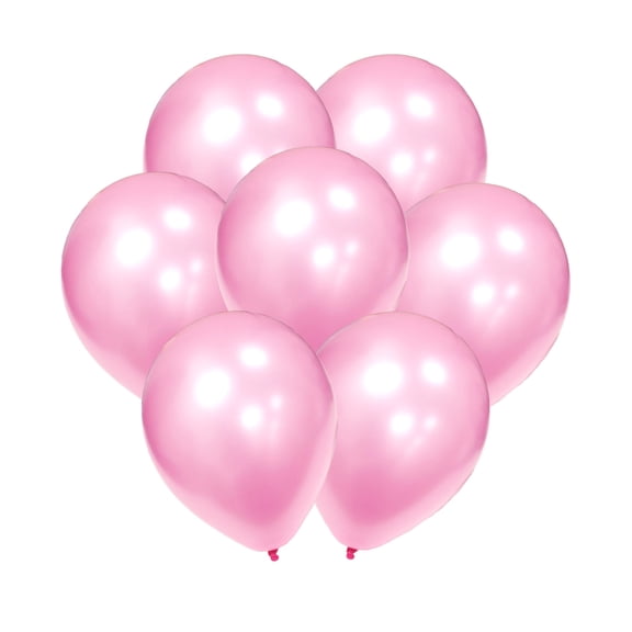 Way To Celebrate 12Pcs Balloons Pearl Pink, 12CT x 12in Helium Latex Balloon