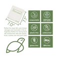 thumbnail image 2 of Sacs de Rangement pour Aliments 100 % Compostables [Quart 100 Pack] Sacs de Congélation Écologiques Sacs Refermables Robustes Réutilisables Blanc Cassé par Earth'S Natural Alternative, 2 of 4