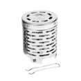 thumbnail image 3 of S SERENABLE Housse de Chauffage pour Réchaud de Camping Housse de Mini Chauffage pour Temps Froid Patio Extérieur Couvercle Argenté, 3 of 9