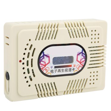 Rdeghly Electronic Dehumidifier Card,Electronic Moisture Absorb Card,EIRMAI HC-63C Electronic Regeneration Hygroscopic Card Moisture Absorb Humidity Dehumidifier US Plug AC110-240V